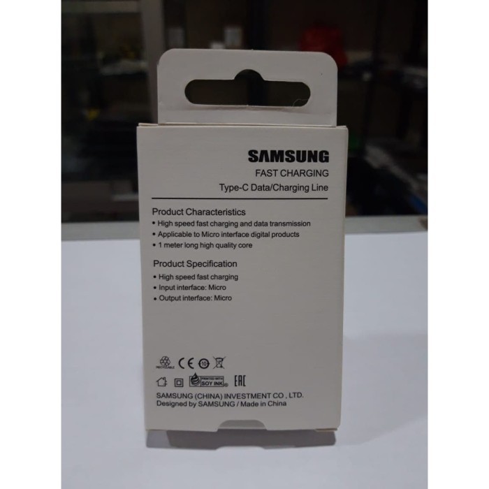 Kabel Data Samsung S10 Note 9 Type C ORIGINAL 100% Fast Charging