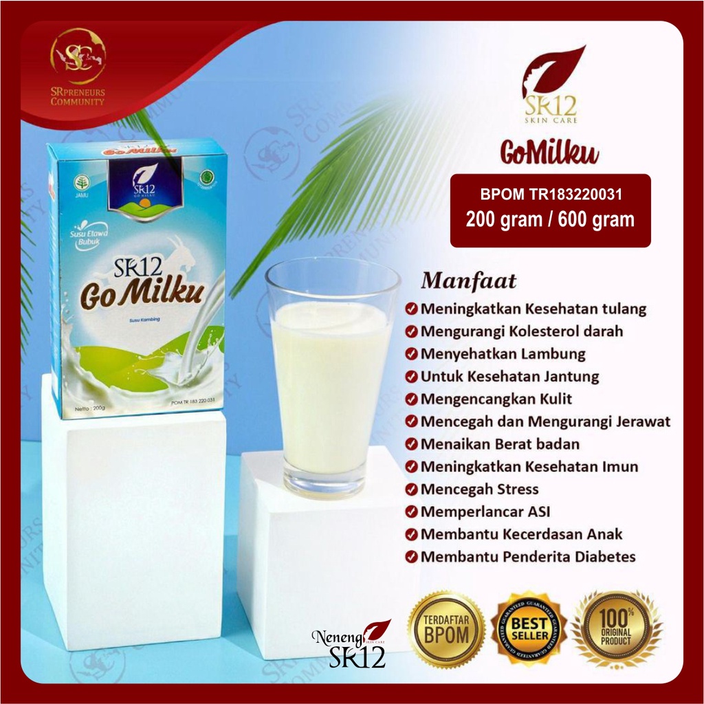 

Susu Kambing Etawa murah | Go Milku SR12 | Susu Bubuk Halal