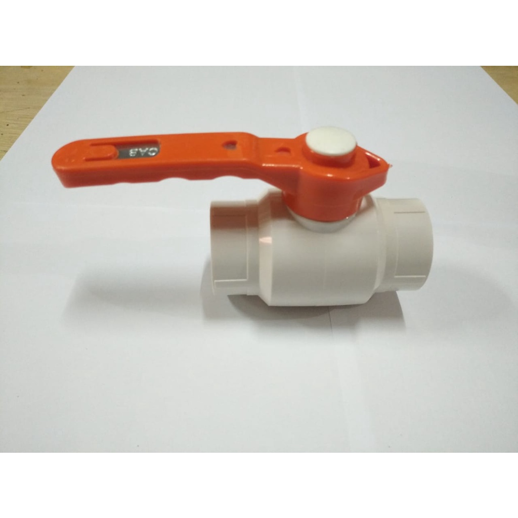 BALLVALVE/BALL VALVE/STOP KRAN  PVC 1/2&quot;-3/4&quot;-1&quot; GROSIR MURAH GG MERAH