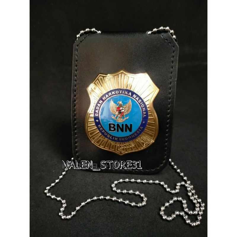 DOMPET KALUNG LENCANA DOMPET KTA BNN KULIT ASLI