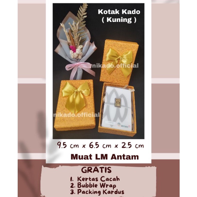 

Kotak kado antam, Kotak hadiah emas antam, Gift box