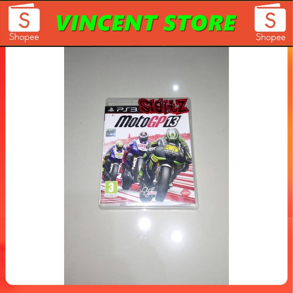 PRODUK ORIGINAL bd PS3 kaset game MOTOGP 13 / MOTO GP 13 / MOTOGP 2013