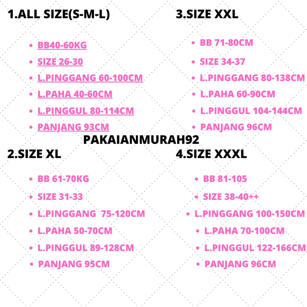 Celana Hamil Jumbo Warna HITAM  / Celana Hamil Kerja Ukuran ALL SIZE-XL-XXL-XXXL Warna HITAM