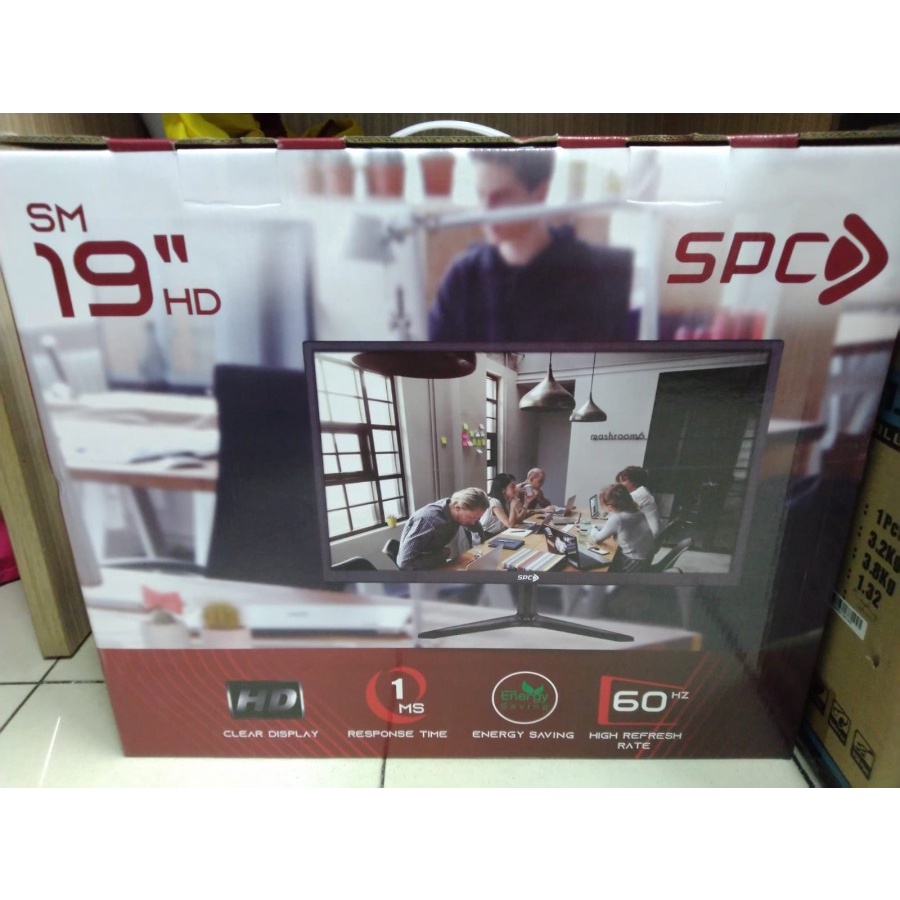 LED Monitor SPC SM19HD 19 Inch SM-19HD 19&quot; HD HDMI VGA GARANSI RESMI