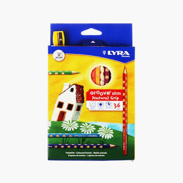 

Pensil warna 36 Lyra groove slim best for child