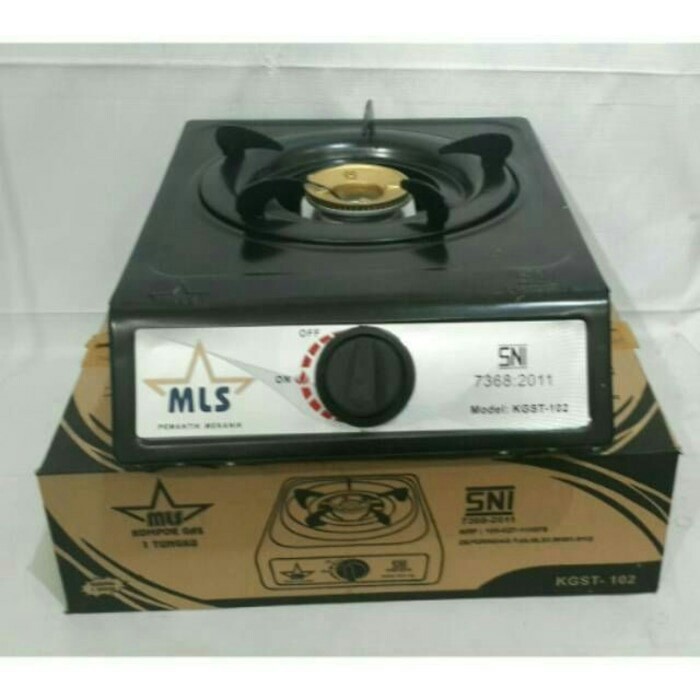 TERMURAH  Kompor Gas 1 Tungku murah merk MLS KGST 102 (SNI)