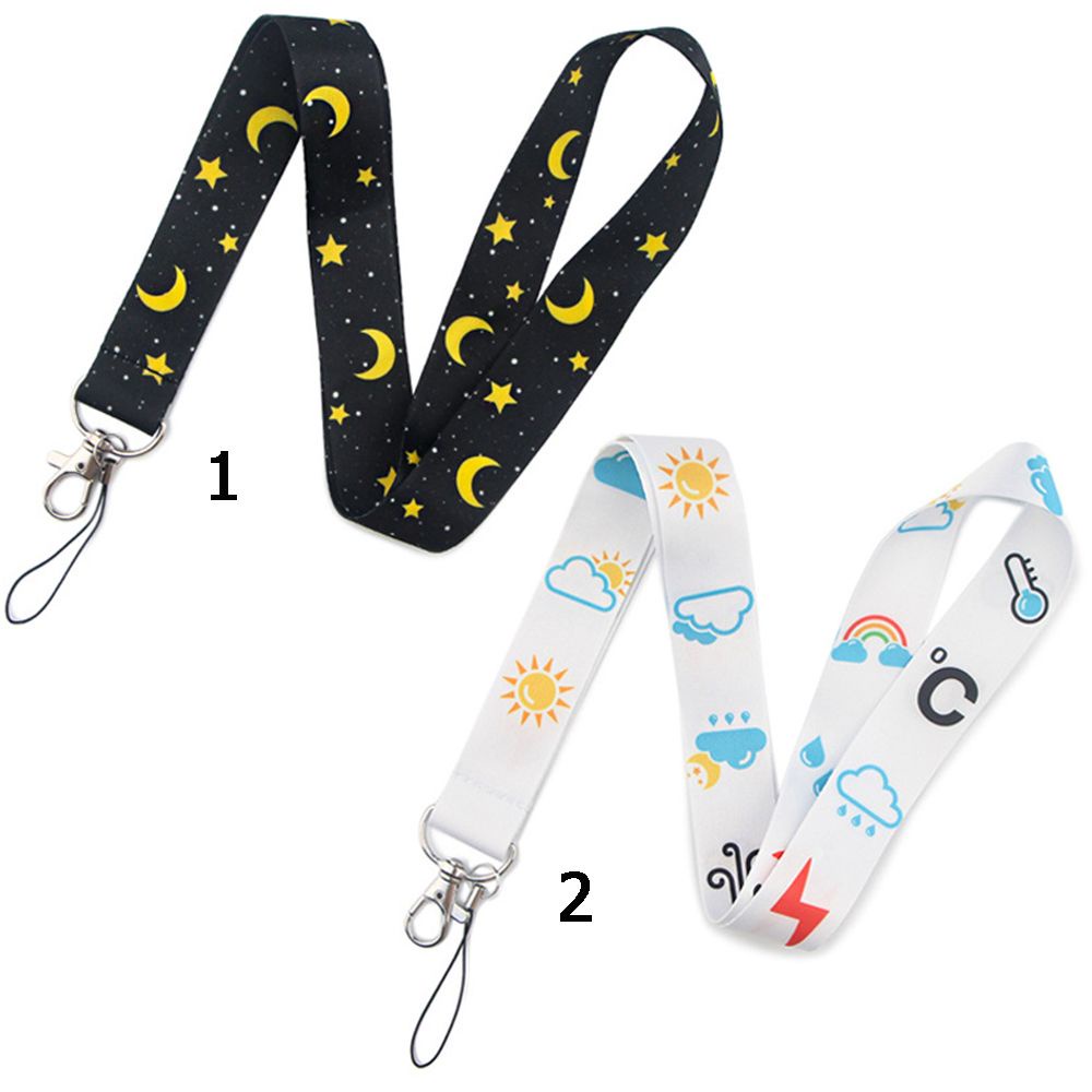 TOP Multi-function Mobile Phone Lanyards Card Badge Gym Key Chain Mobile Phone Straps ID Card Fashion Keychain Cartoon Neck Strap