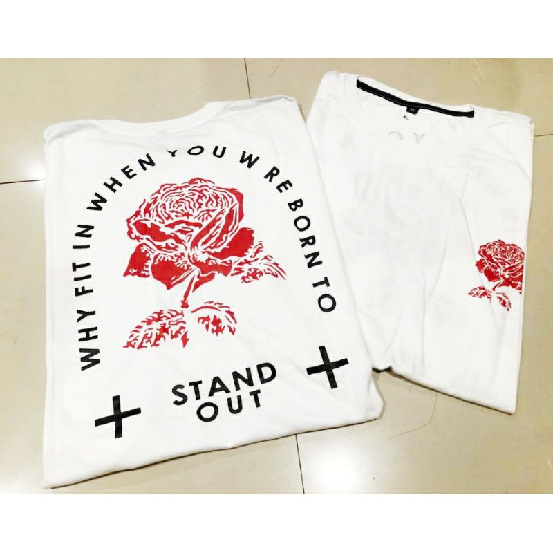 R25 KAOS ROSE STAND OUT / KAOS PRIA / KAOS DISTRO / JUNPON_SHOP