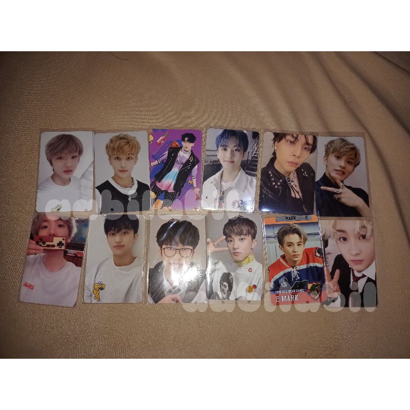 PC MARK MFAL PAST DEPARTURE STICKER CAFE, JISUNG CAFE, JOHNNY STICKER STICKY, DOYOUNG LUGGAGE STICKE