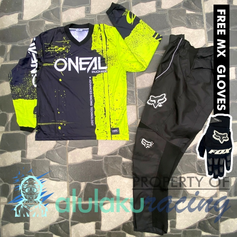 Jersey &amp; Celana MX Trail Motocross - Paket Bundling ONCT0701-F41