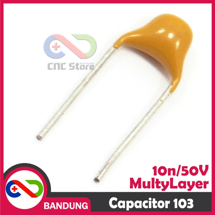 10PCS CAPACITOR KAPASITOR MULTILAYER TANTALUM 10NF 0.01UF 103