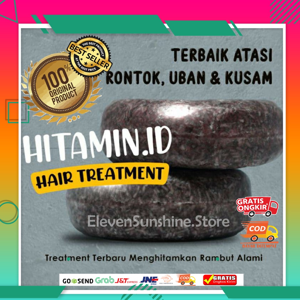 HITAMIN ID TREATMENT MENGATASI RAMBUT RUSAK KUSAM BERCABANG UBAN KETOMBE ORIGINAL100% ORIGINAL