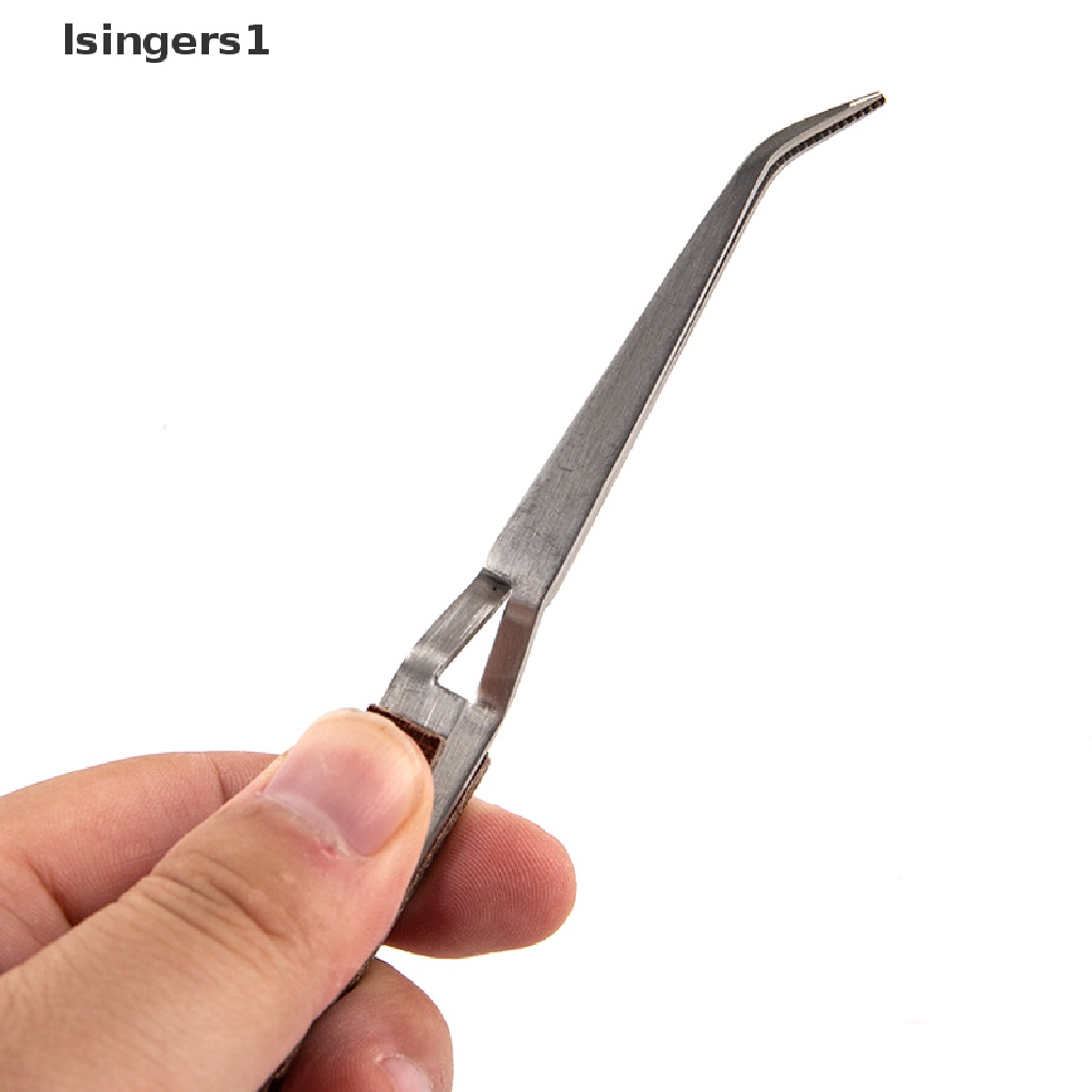 (lsingers1) Pinset Kunci Silang Bahan Stainless Steel Untuk Reparasi Perhiasan