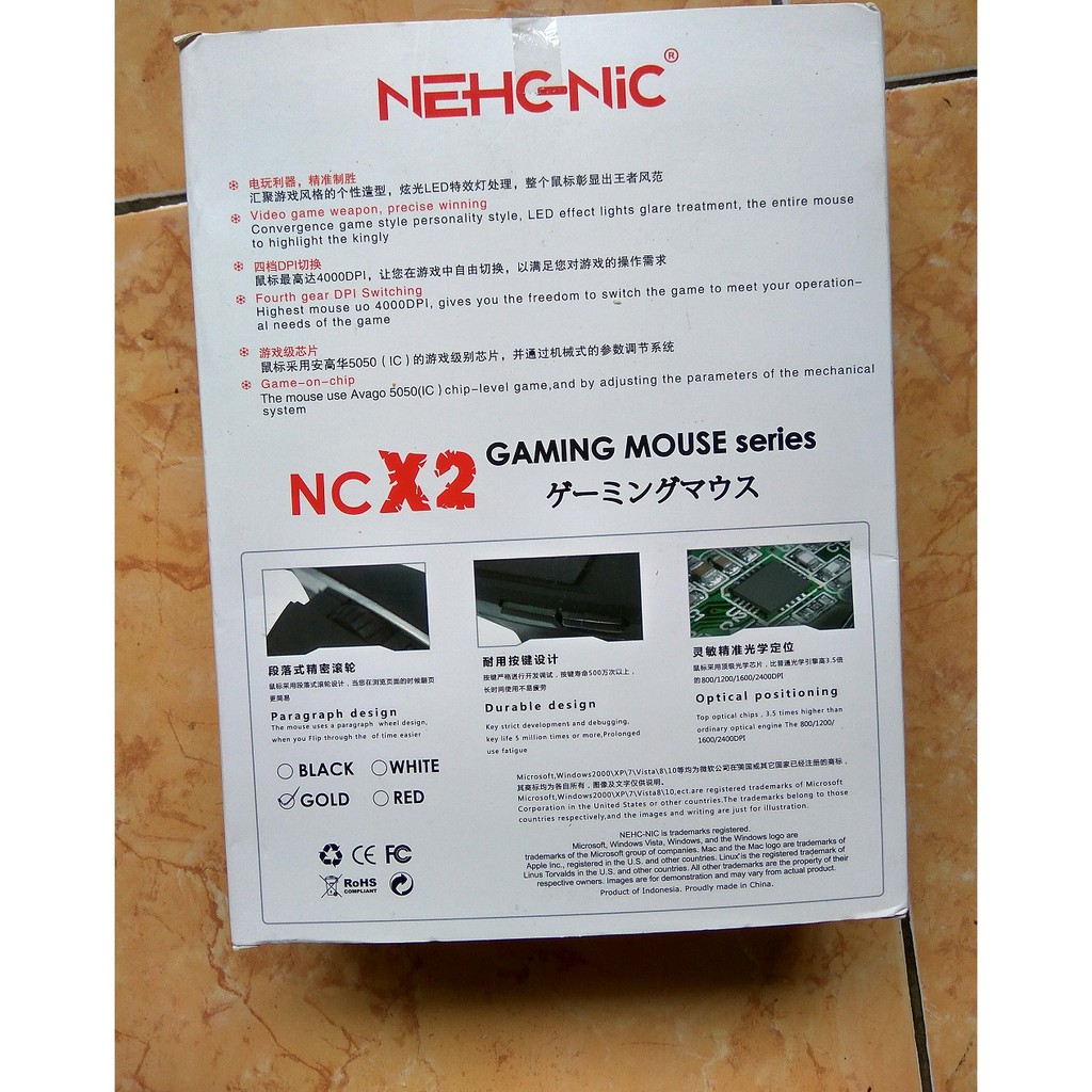 Mouse Gaming NCX-2