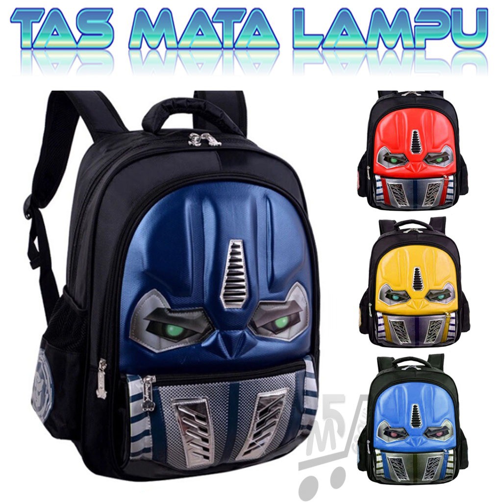 METRO88 SHOP Tas  Anak Ransel Sekolah  16inc Lampu  LED 