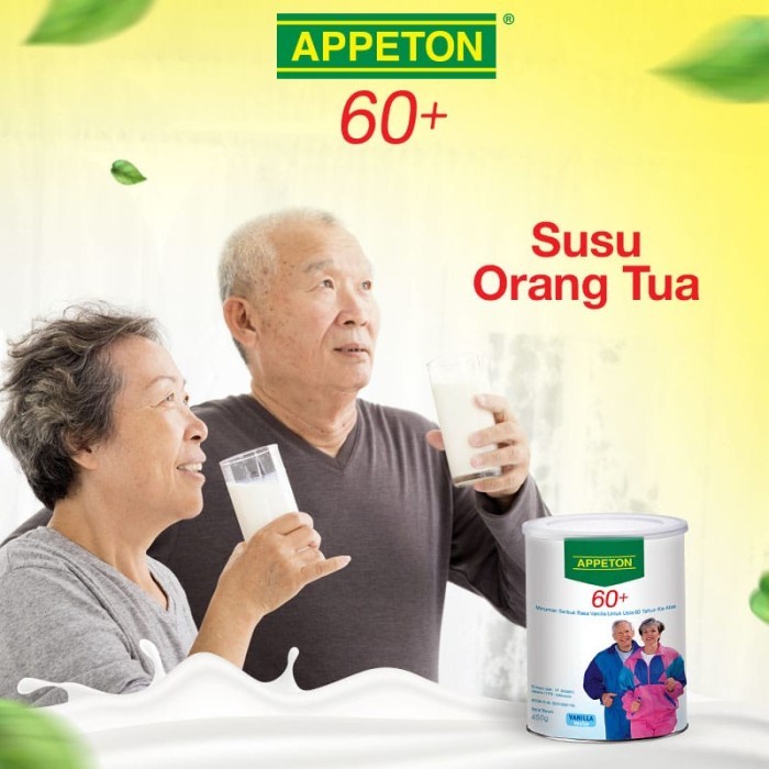 

Promo Susu Orang Tua Susu Appeton 60+ Vanilla 400Gr Susu Lansia