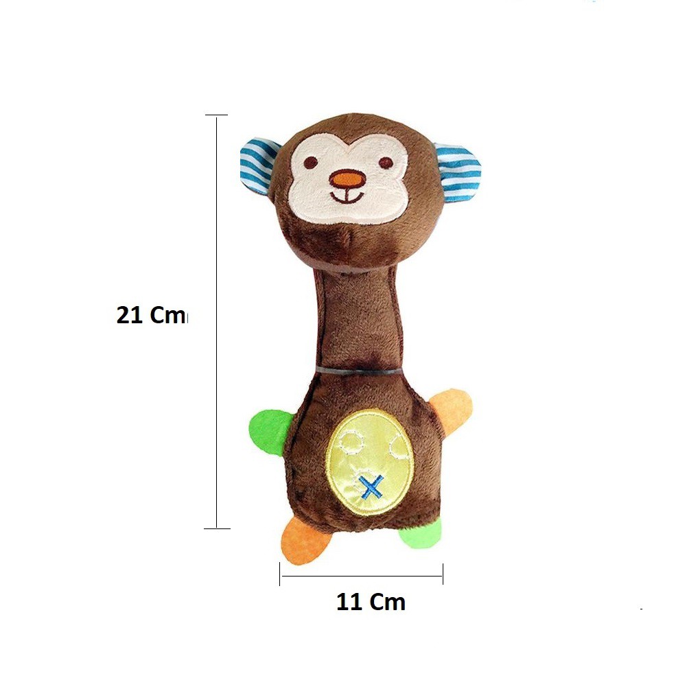 Mainan Boneka Anak Bayi Rattle Stik Toet ( Baby Ratle Stick Doll Toy )