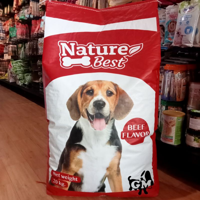 Nature Best Dog Food 20kg Makanan Anjing -Beef