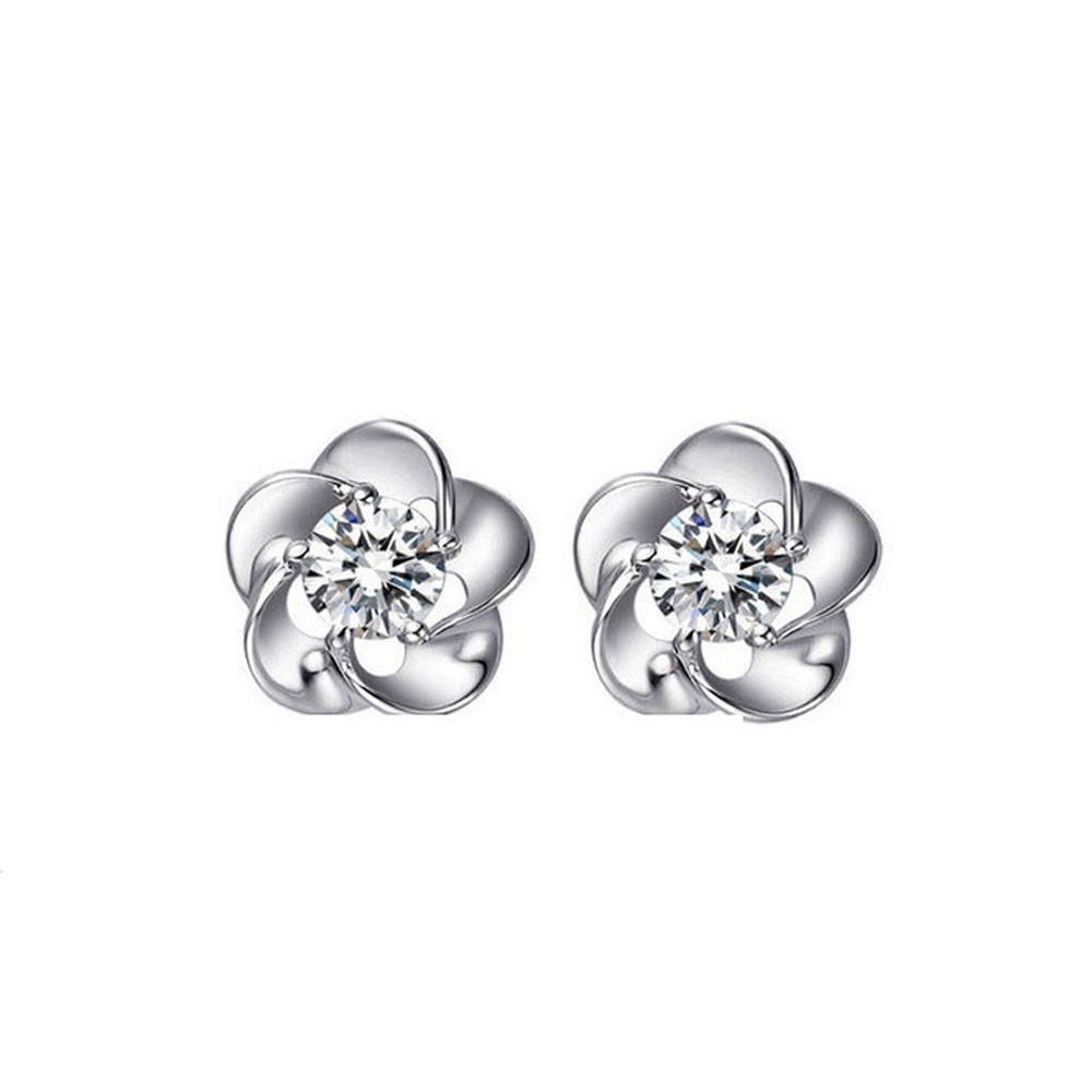 2021 Korean Stud Earrings Girls Personality Interweaving Love Hypoallergenic Wild Sweet Heart-shaped Earrings