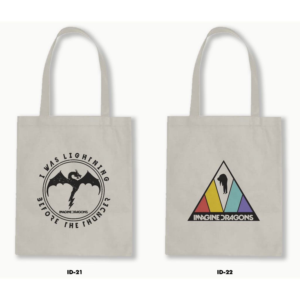 TOTE BAG BLACU - IMAGINE DRAGON 02
