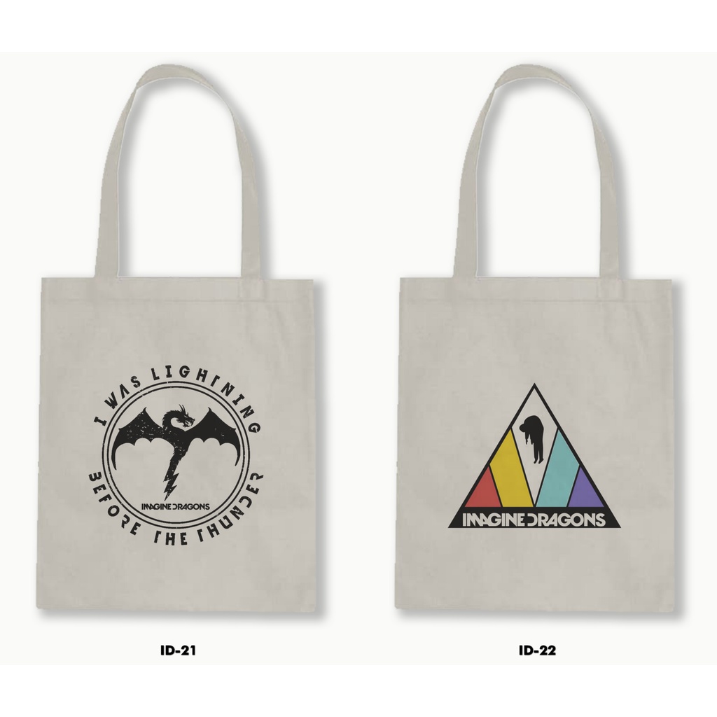 TOTE BAG BLACU - IMAGINE DRAGON 02