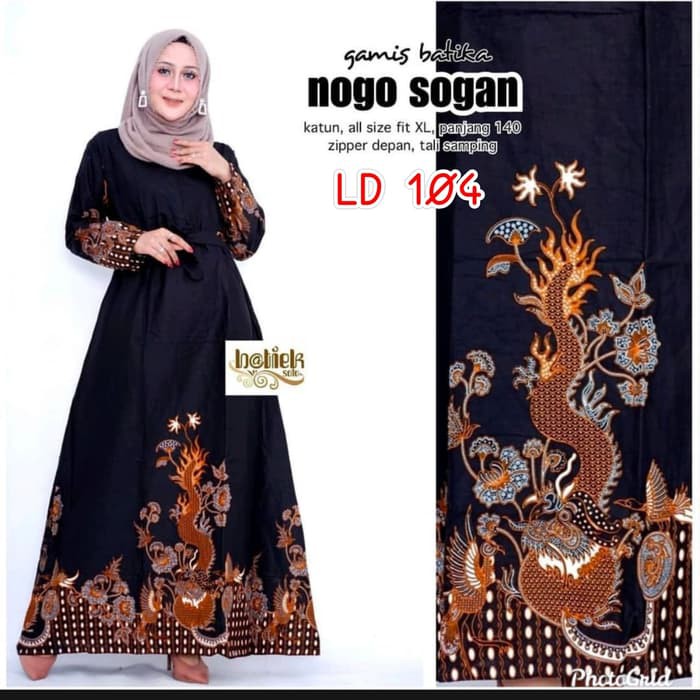 Gamis Batik Gamis Wanita Gamis Batik Halus Baju Gamis