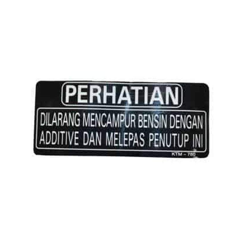 

Label Fuel Caution 87586KTM780