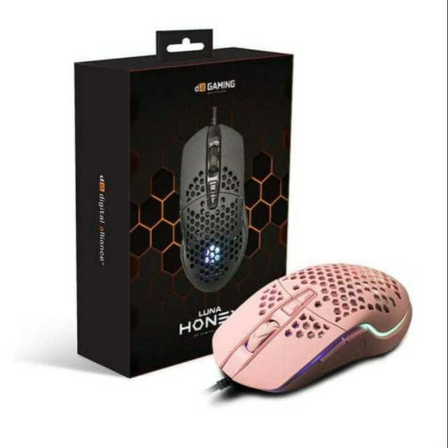 Digital Alliance Gaming Mouse - DA Luna Honey Pink