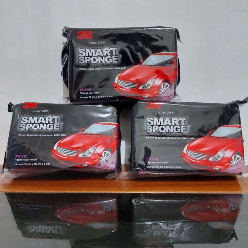 3M Smart Sponge / spon cuci mobil motor / busa cuci mobil / busa poles cuci kendaraan