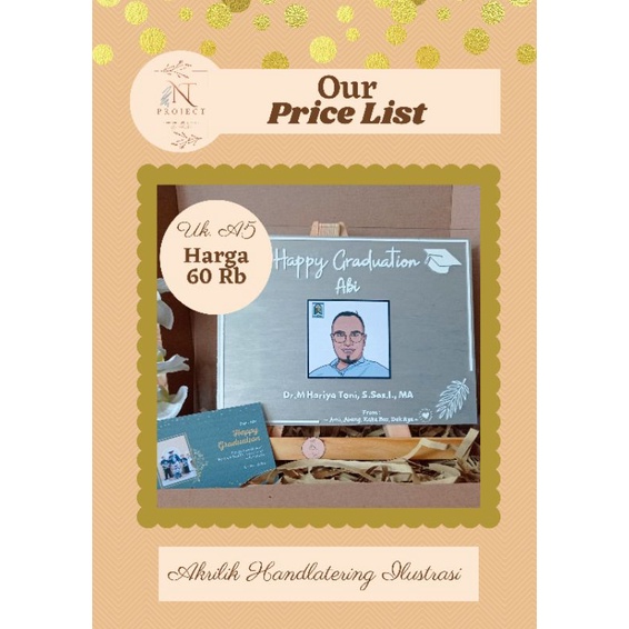 Akrilik Custom Happy Graduation
