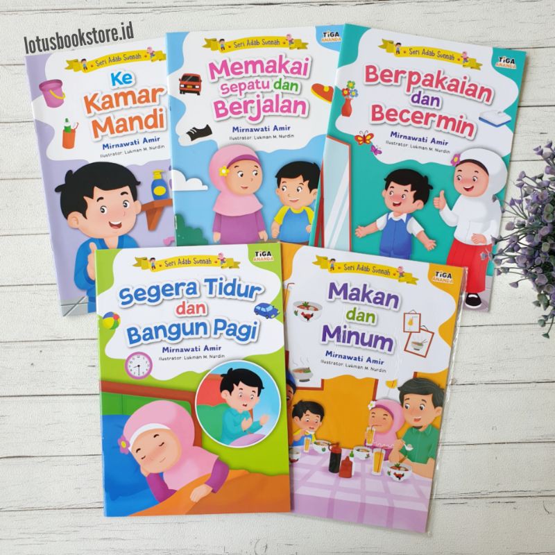 Seri Adab Sunnah - Buku Anak Islami - Tiga Ananda