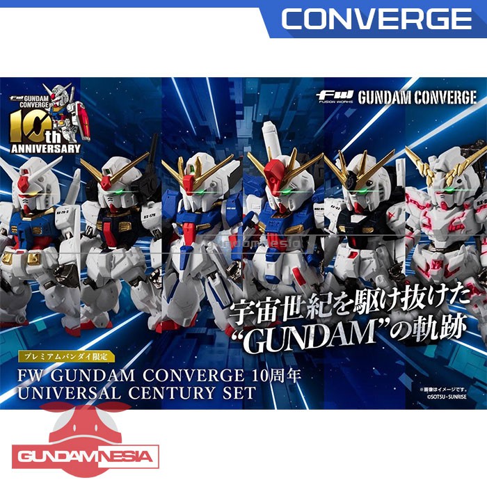 FW Gundam Converge Universal Century Set 10th Anniversary (PBandai)