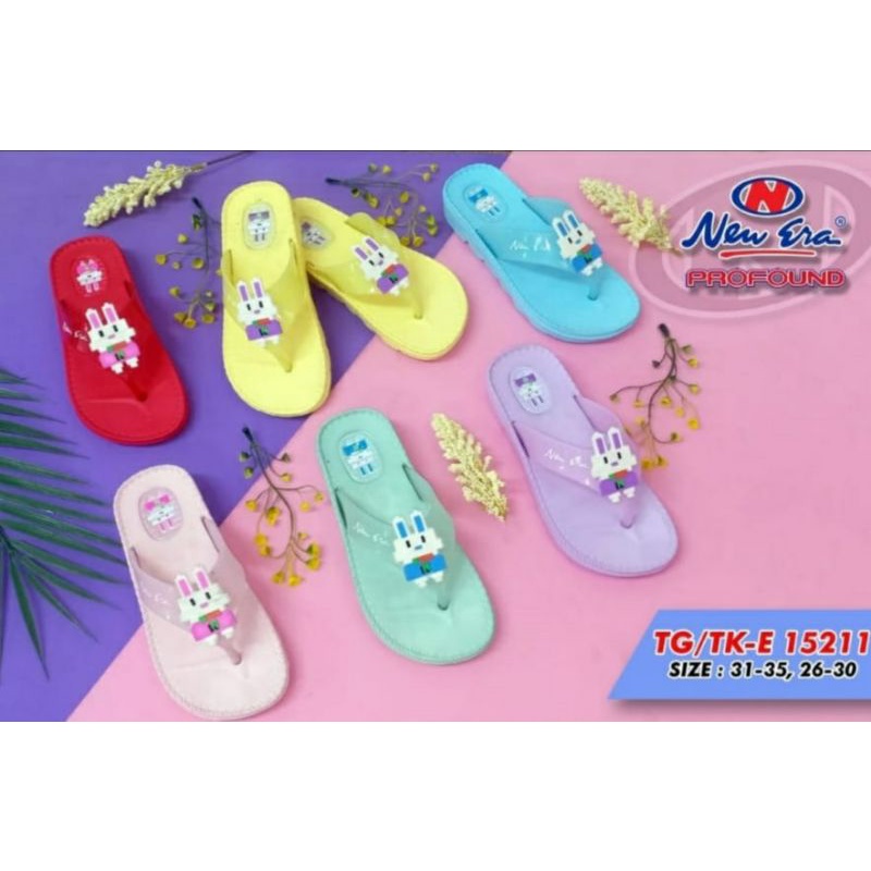 sandal anak perempuan minicraf new era