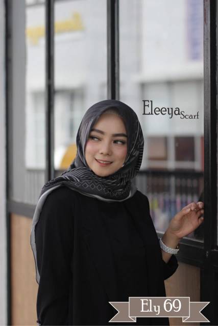 HIJAB SEGIEMPAT MOTIF PRINTING II Eleeya Scarf ELY 69