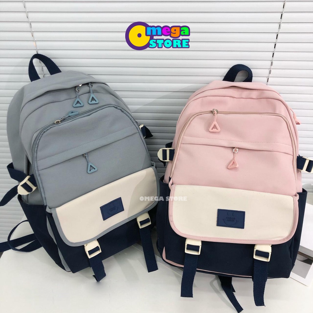 Tas Ransel Wanita Tas Remaja Kekinian Tas Sekolah Pria Wanita Backpack Fashion Korea Trandy - 211