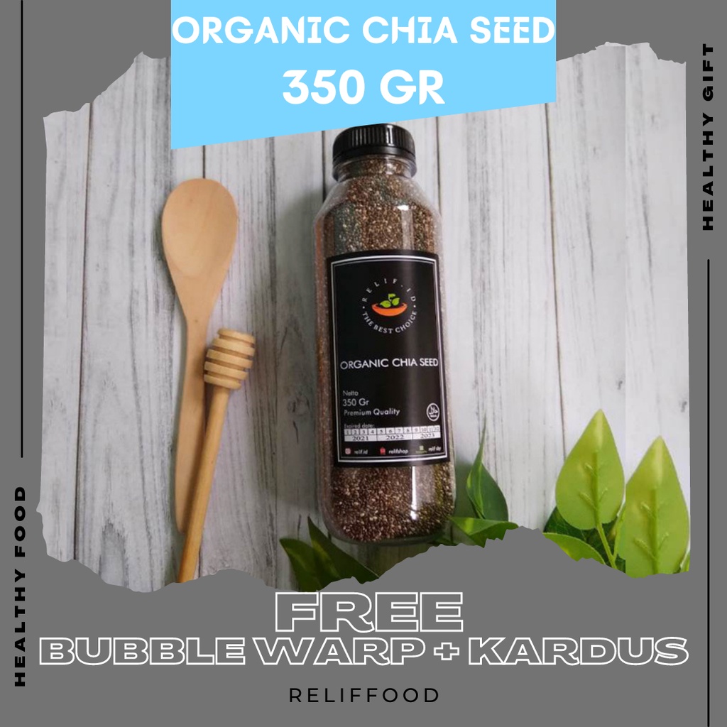 ORGANIC BLACK CHIA SEED MEXICO 350 GRAM