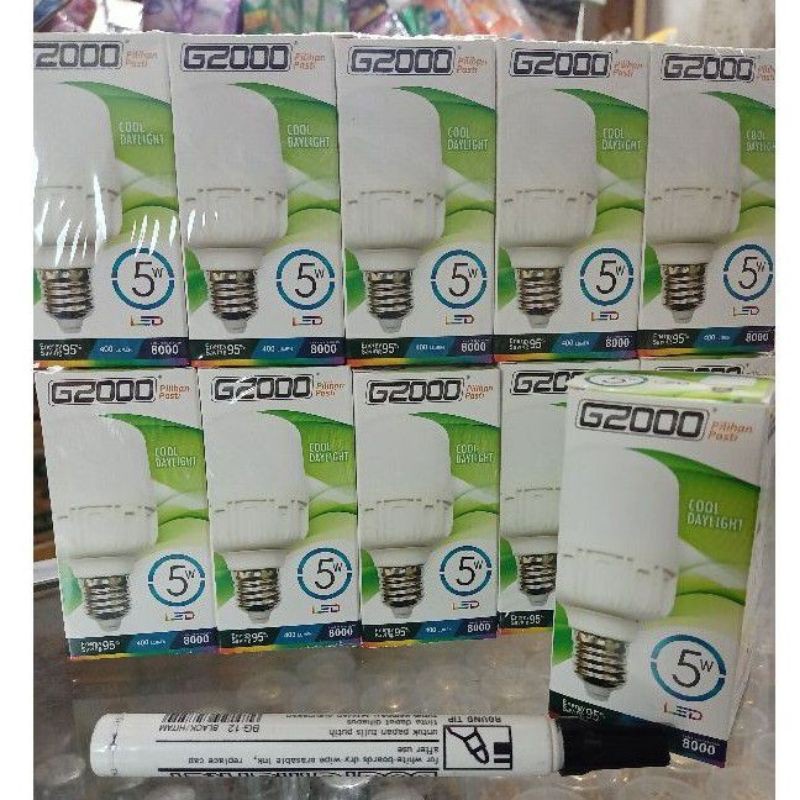 Lampu LED 5w G2000 murah