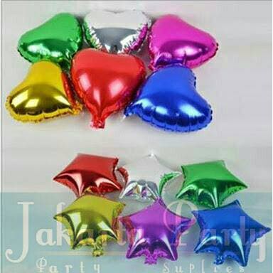 Balon Love Mini Silver / Balon Love / Balon Hati Mini