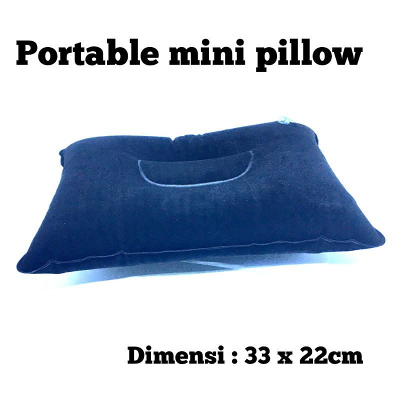 Portable Mini Pillow Bantal Angin Kecil untuk traveller memancing outdoor