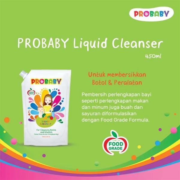 [BPOM] Probaby Liquid Cleanser Pro Baby LCR Sabun pencuci botol piring bayi dan anak 700 ML_Cerianti