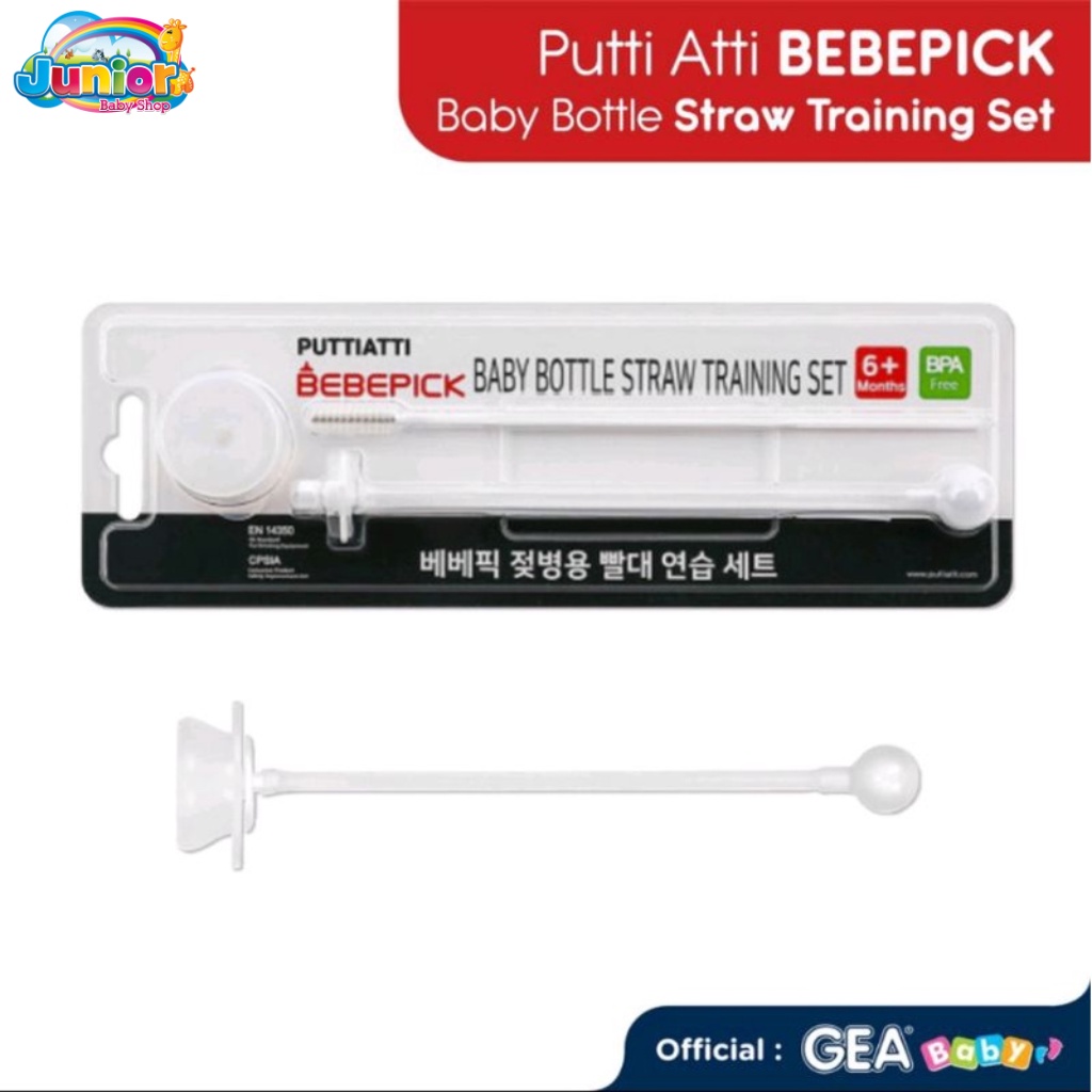 Puttiatti Bebepick Baby Bottle Straw Training Set