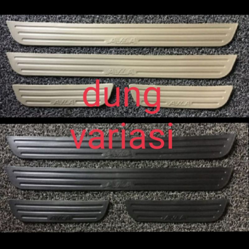 sillplate samping ayla 2013,2014,2016,2018,2020,2022 hitam,cream