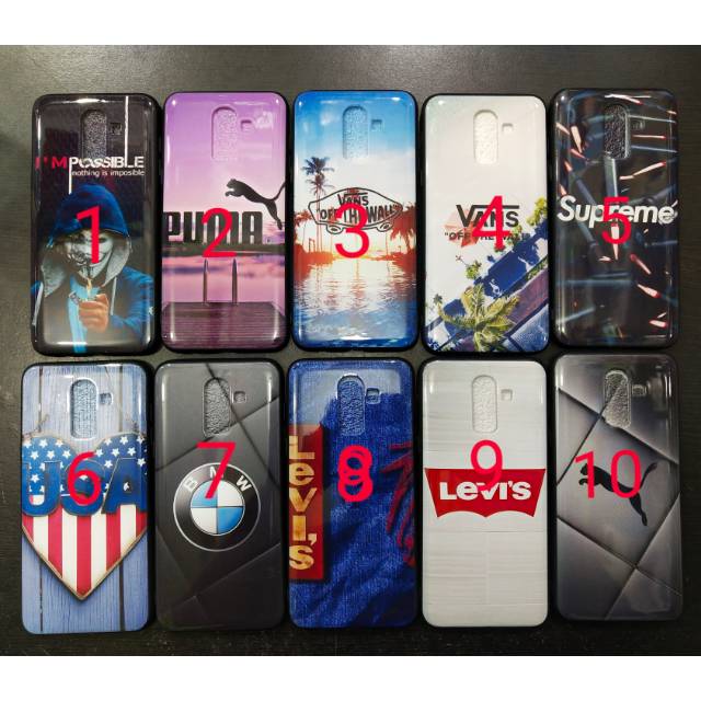 Case fuze glass motif oppo f9,f11,A7,A3s,realme c2 - casing