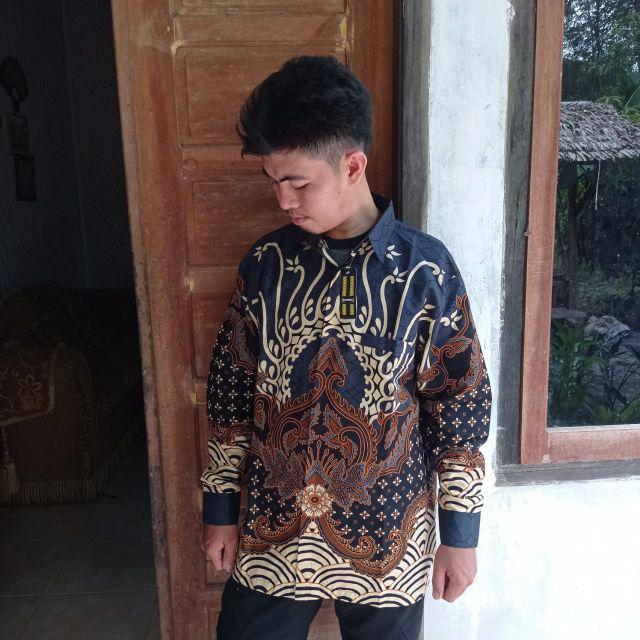 Batik Couple Ayah Anak Katun Premium Lapis Furing