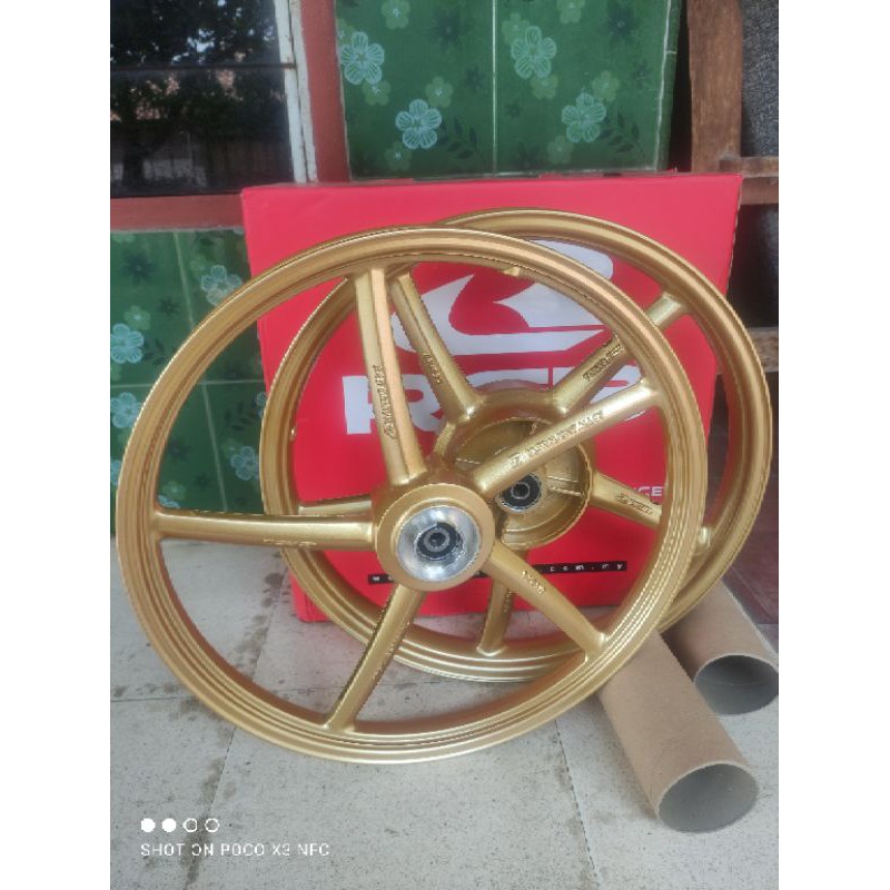 velg veleg set RCB  sp522 gold 120 160 ring 17
