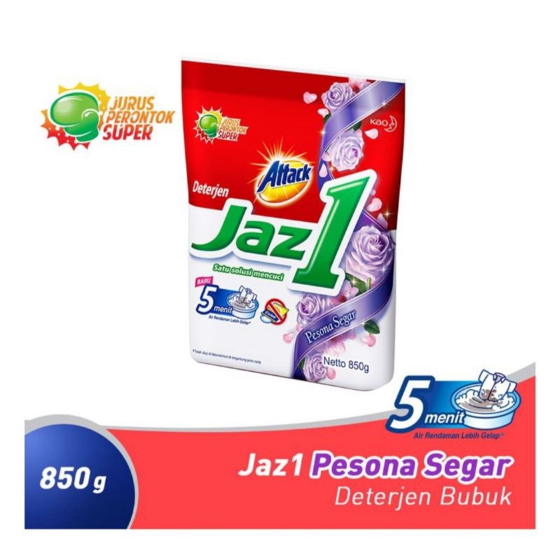 ATTACK JAZZ 1 800gr ATTACK JAZZ 1 PESONA SEGAR 800GR ATTACK JAZZ 1 SEMERBAK CINTA DETERJEN BUBUK