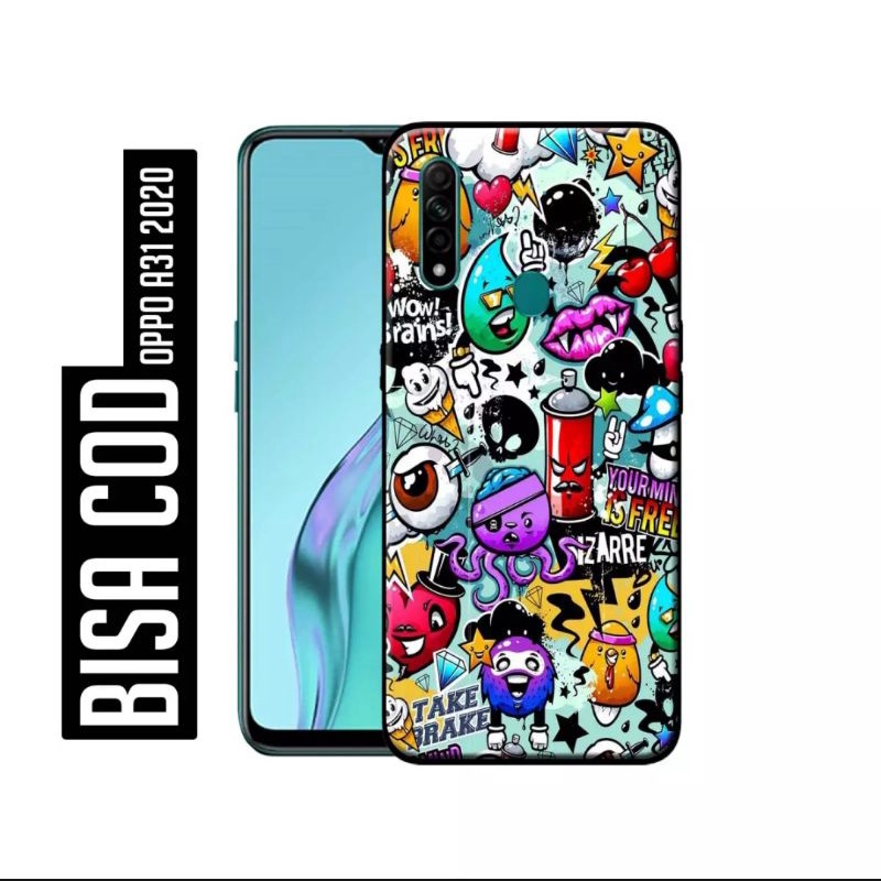 SHOWCASE CASE OPPO A31 2020 DESIGN AESTHETIC GRAFFITI SERIES