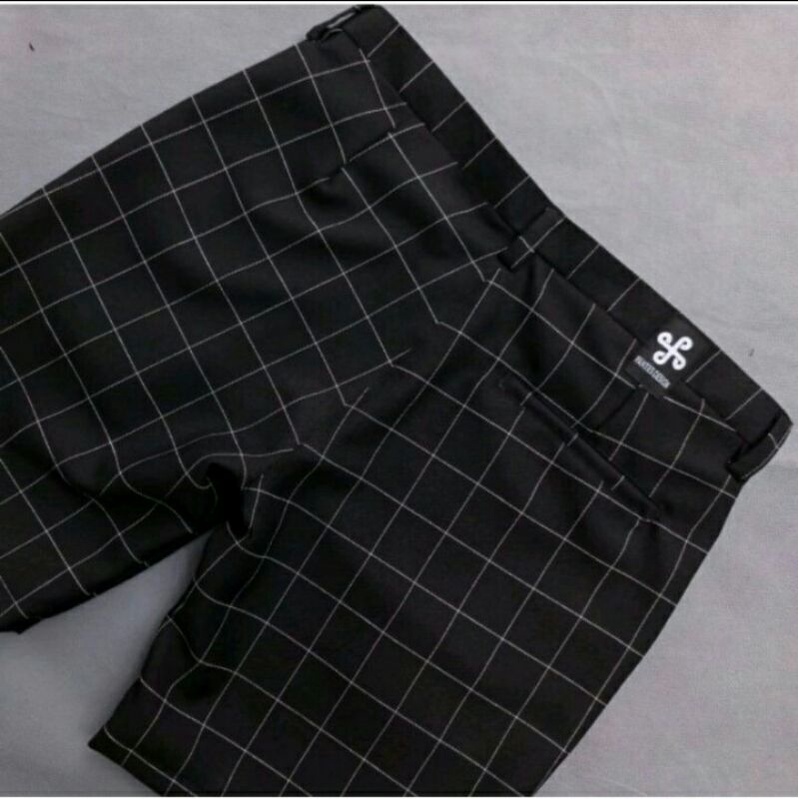 Celana Tartan Celana Pendek Tartan Celana Tartan Wol Tartan Pendek Tartan Celana Tartan Pria Celana 