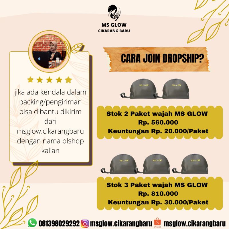 JOIN DROPSHIP MS GLOW