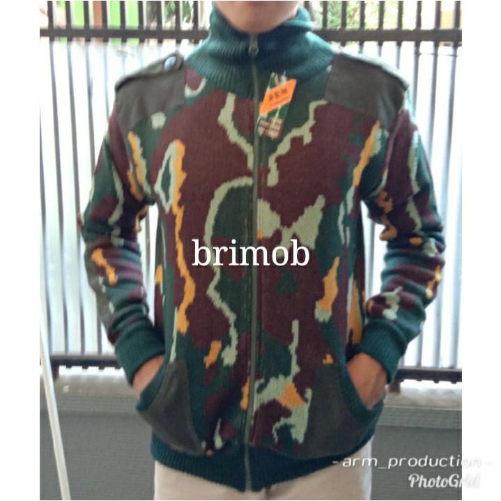 Sweater Rajut Loreng BRIMOB - Sweater Brimob - Jaket Brimob